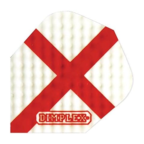 Harrows Dimplex George Cross Pear Standard Dart-Flights, 10 x 3 Stück Cover