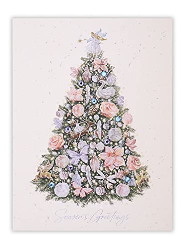 Clintons: Biglietti di Natale di lusso con albero