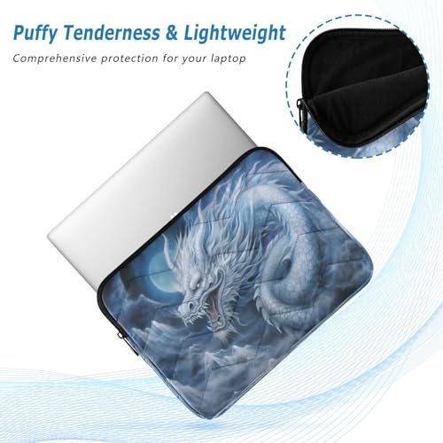 Funda para portátil blanca Dragon Clouds 13-14 pulgadas miniatura 5