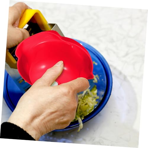 Protector de dedos para chef Luxshiny rojo miniatura 6