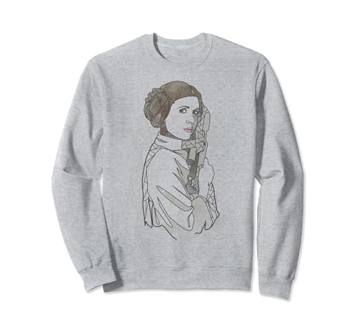 Sweatshirt Princess Leia Star Wars aux finitions soignées et lignes épurées