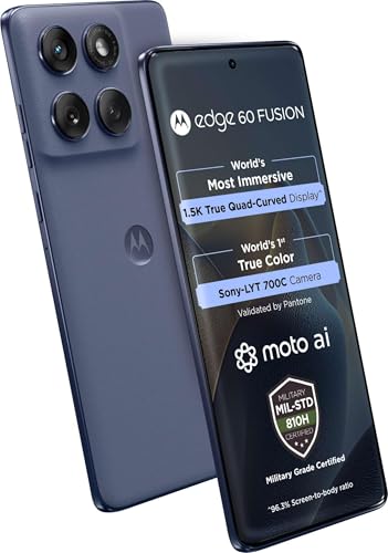 Image of MOTOROLA Edge 60 Fusion 5G (PANTONE Slipstream, 256 GB) (8 GB RAM)
