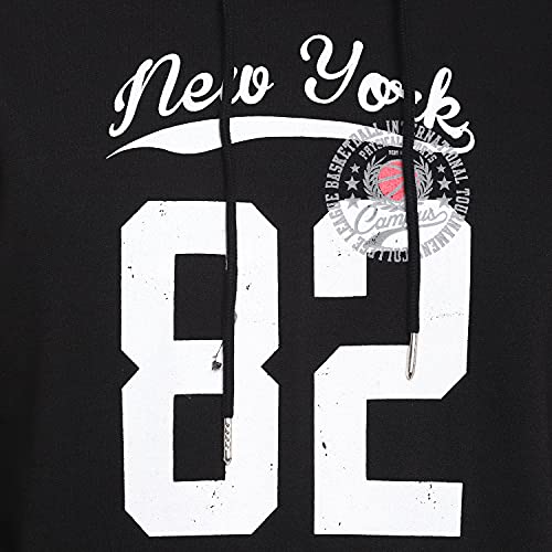 Image of Deniklo Mens Polyester Hooded Neck Sweatshirt