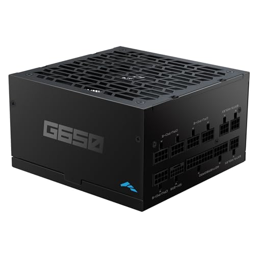 Image of SAMA G650 650W Gold ATX 3.1 PCIe 5.1 Fully Modular Power Supply, Black
