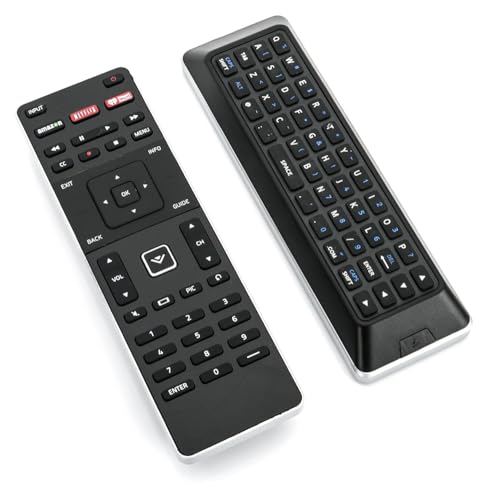 XRT500 Remote Control for Vizio Smart TV Remote with QWERTY Keyboard Backlight LED