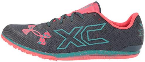 Under Armour unisex adult Brigade Xc Low Spikeless Running Shoe, Wire (401 Teal Rush, 7.5 Women Men US | Image 7