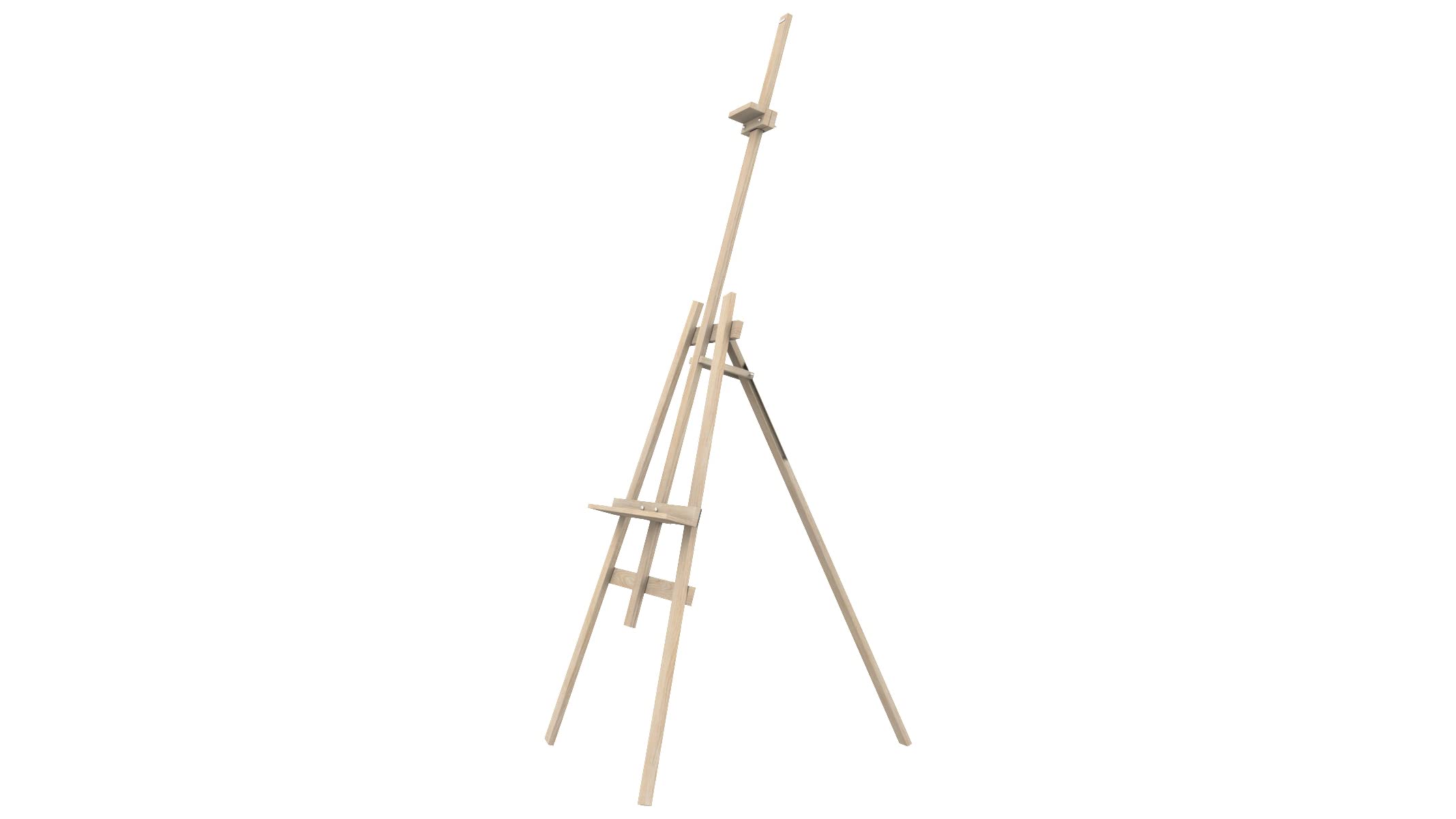 Staffelei holz groß 145 cm Leinwand Ständer Staffeleien für Maler aus Buchenholz höhenverstellbar fur Kinder - Malerei/Outdoor/Studio