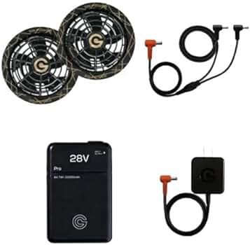 長信ジャパン28Vバッテリー、ファンセット 空調ウェア用GB428 +GF1-P Amazon.co.jp: [長信ジャパン] 空調ウェア用 28Vファン