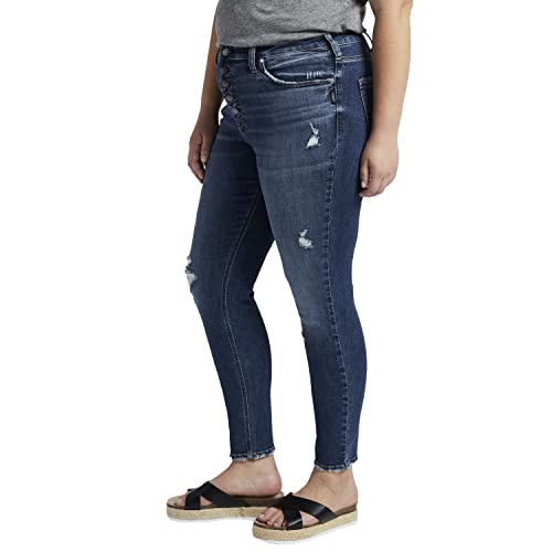 Silver Jeans Co. Women's Plus Size Avery High Rise Skinny Jeans2