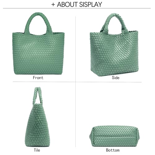 Image of JINMANXUE Fashion Woven Bag Shopper Bag Travel Handbags and Purses Women Tote Bag Large Capacity Shoulder Bags