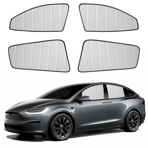 Pare-soleil voiture Tesla Model Y 2019-2024, protection vitre latérale et occultant thermique
