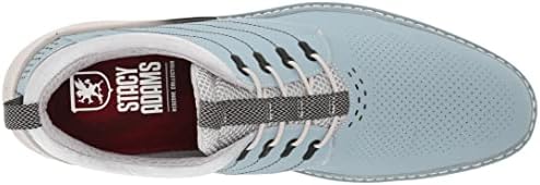 Stacy Adams Men's Barna Lace Up Sneaker Oxford, Light Blue, 9.5 | Image 4
