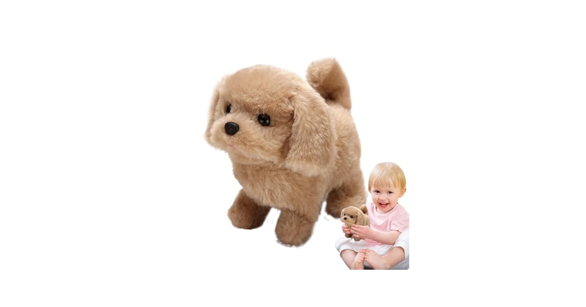 電子ウォーキング秋田犬のぬいぐるみ、リアルなインタラクティブな子犬のペット犬 Amazon.co.jp: 歩く話す犬、子供向けの動く犬のおもちゃ