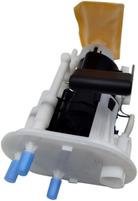 Top view of fuel pump assembly showing electrical connector