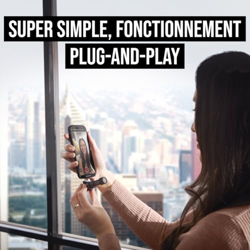 Microphone directionnel USB-C RØDE VideoMic Me-C+ pour smartphones iOS et Android