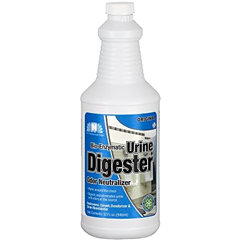 Nilodor Bio-Enzymatic Urine Digester with Odor Neutralizer, Original, 1 quart (32 ZYM) Cover