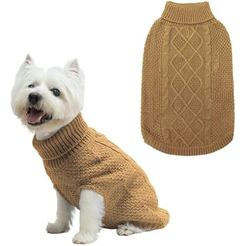 Mihachi Turtleneck Dog Jumper for Winter Cover