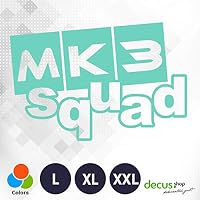 Mk3 Squad L 2194 (Blu) // Adesivo OEM JDM Style Vinyl Transfer