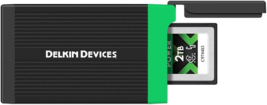 Delkin Devices USB 3.2 CFexpress™ Type B Memory Card Reader (DDREADER-54)