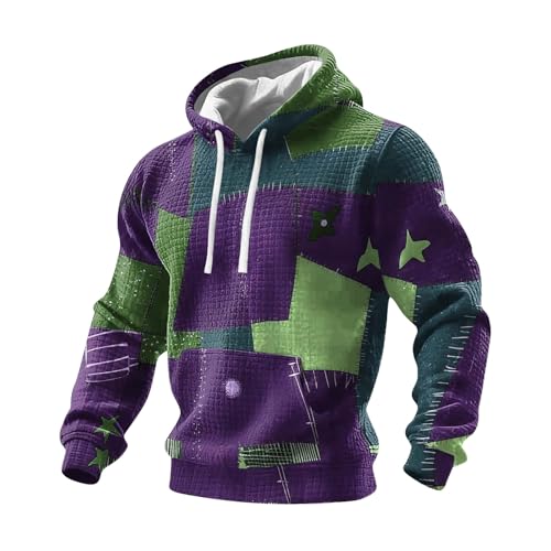 Pull manches longues col V confort thermique pour homme fort