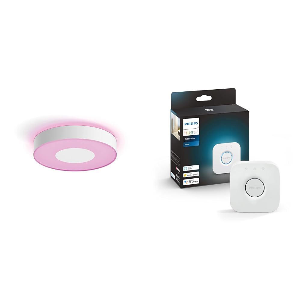 Plafonnier Infuse Medium Philips Hue Blanc et Couleur connecté Bluetooth - 8
