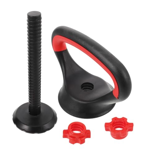 Abaodam Adjustable Portable Kettlebell Handle with Stable Base Comfortable Grip Strength Training Tool for Home Gym Outdoor Workouts and DIY Weight Adjustments