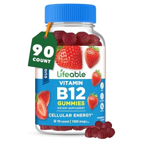 Lifeable Sugar Free Vitamin B12 Gummies Cover
