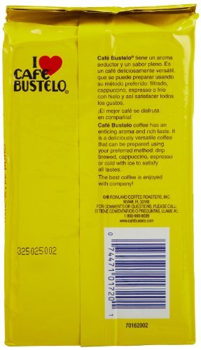 Café Bustelo Espresso Coffee, Vacuum Packed 10 Ounce (Pack of 5)