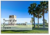 Torre De Guadalmansa, Estepona, Andalucía, España, Europa, imán para nevera