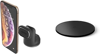 iOttie iTap 2 Magnetic Dashboard Car Mount Holder and Cradle for iPhone Xs Max R 8 Plus 7 Samsung Gal | iOttie Adhesive Dashboard Pad for iOttie Car Mounts Flexible Dashboard Pad for Curved Surfaces