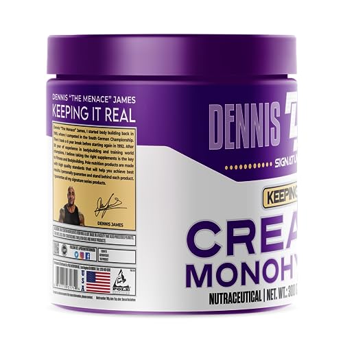Image of Dennis James Signature Series Creatine Monohydrate | 100 Servings, 300g | Premium Muscle Power & Endurance Supplement