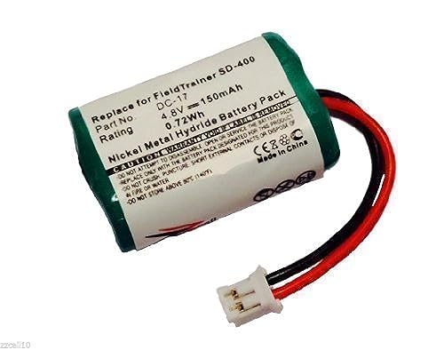 ZZcell® Battery Replacement for SportDog 650-058 / DC-17 Kinetic MH120AAAL4GC Replacement for Dogtra FieldTrainer SD-400 Receiver SD-400S Dog Collar 150mAh