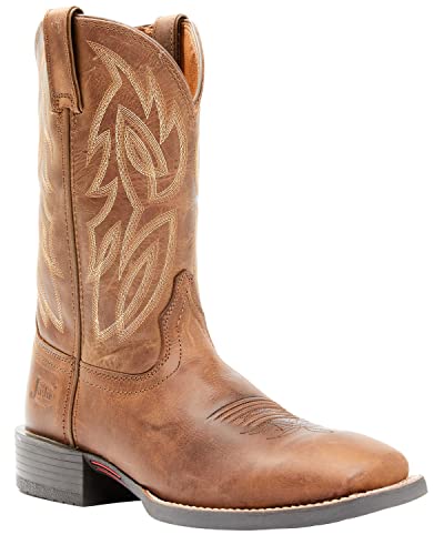 Justin Men's Dusky Canter Cowhide Leather Western Boot Broad Square Toe - SE7510 7 D(M) US