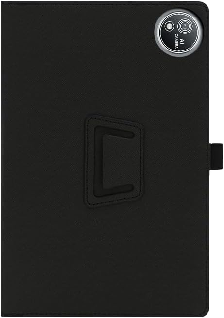 Compatible with Avidpad S60 10.4-inch Tablet case, Full Coverage Ultra Slim PU Leather Cover Case Folding Stand Cover Protective Tablet Cover with Hand Strap Magnet (Black)