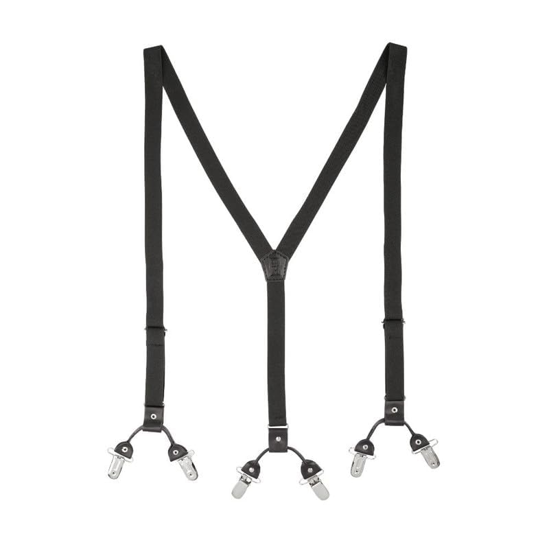 solid slim suspenders for mens