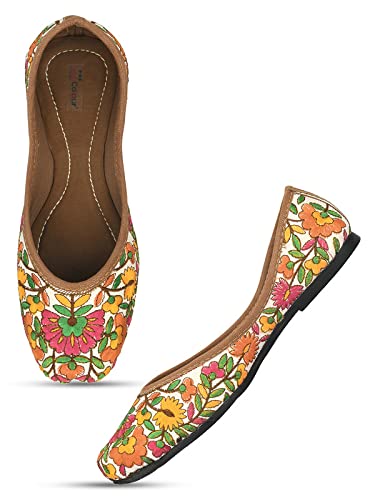 DESI COLOUR Flat Footwear/Mojari/Punjabi Jutti/Bellies for Women