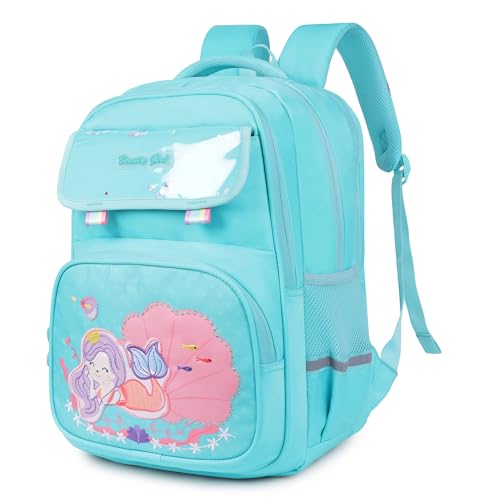 Image of BEAUTY GIRLS BY HOTSHOT MERMAID 1618| SCHOOL BAG|TUTUION BAG|COLLEGE BACKPACK |WATER RESISTANT |KIDS BAG|FOR GIRLS & WOMEN|32 LITERS SCHOOL BAG FOR GIRLS