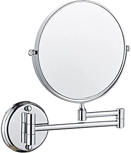 Miroir de rasage grossissant double face avec bras pliable 360° - 2