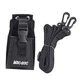 Cabilock ナイロン製耐久ラジオポーチ 調節可能ショルダーストラップ付き 軽量収納ケース 無線機用 保護ホルダー ポータブル通話機収容