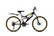 WYLD Mountainbike Fully 24'' Bliss schwarz 18 Gänge RH 38 cm (Schwarz-Rot)