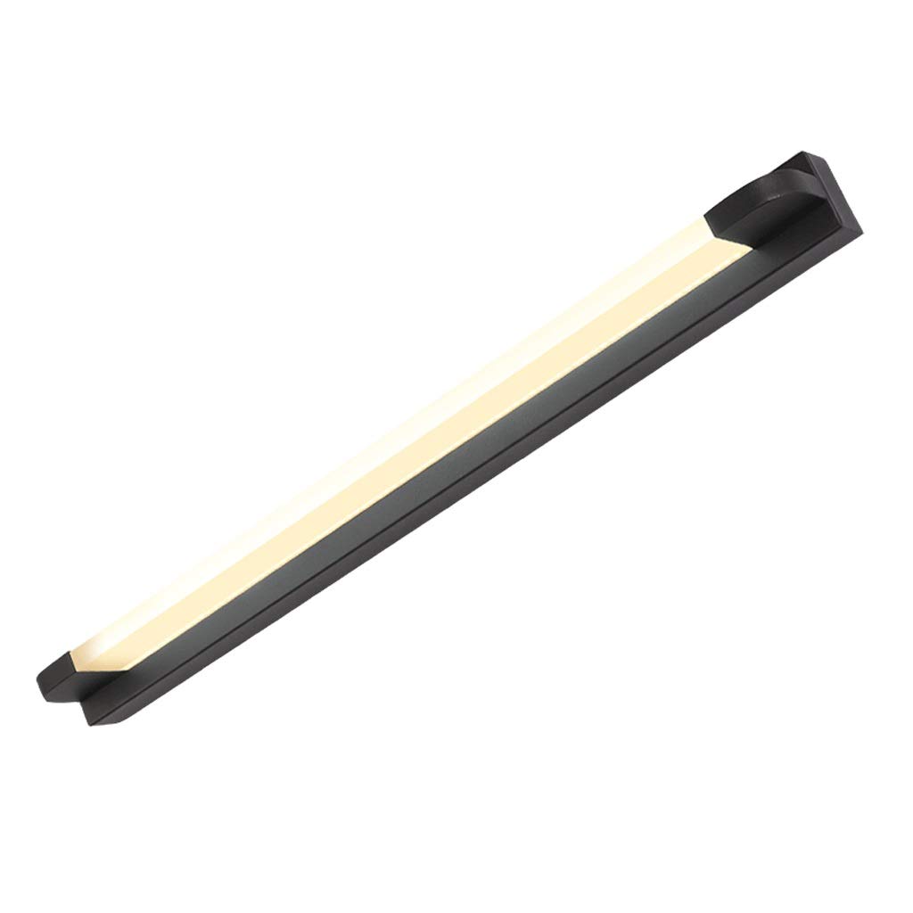 Lámparas de Espejo de Baño Lámpara Delantera Material Frosted Hierro Forjado Cuerpo de Hierro Led Fuente de Luz de Luz de Luz Luz Caliente Y Luz Blanca Iluminación de Pared