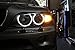 2Pcs 5W White LED Angel Eyes Halo Ring Marker lights Bulb Error Free Compatible with BMW 5 6 7 Series E39 E60 E63 E64 E65 E66 E83 M5 X3 X5 E53