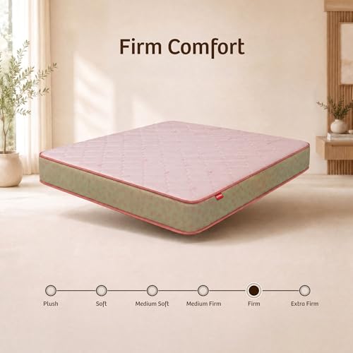 Image of Kurlon Ortho Natural Grid Mattress | Single Size 84x35x5 Inches | Firm Natural Smart Grid Coir | Orthopedic Back Support | Support that Adapts to You | Adaptive Back Support | 10 Years Warranty