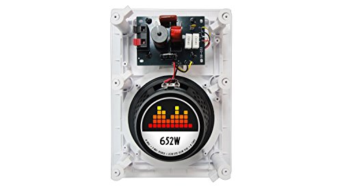 Image of 652W Silver Ticket in-Wall Speaker with Pivoting Tweeter (6.5 Inch in-wall)