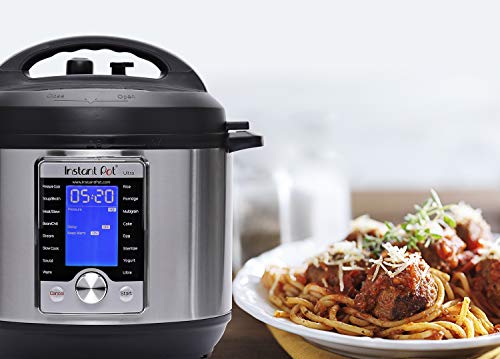Instant Pot Ultra, 10-In-1 Pressure Cooker, Slow Cooker, Rice Cooker, Yogurt Maker, Cake Maker, Egg Cooker, Sauté, And More, Includes App With Over 800 Recipes, Stainless Steel, 6 Quart #TOP5