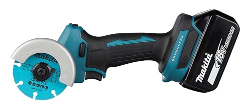Makita DMC 300 RTJ Meuleuse d'angle sans fil 18 V 76 mm Brushless + 2x batterie 5 0 Ah + chargeur + Makpac - vue 3