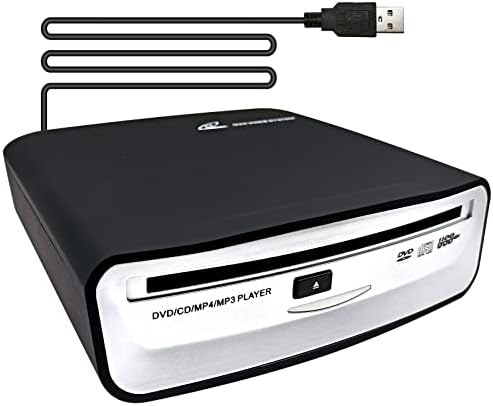 LEROAADZ Portable CD Player for Car USB, Universal External Car CD Player USB CD Player for Car Android Navigation (for Android 4.4 and Above System Only), Plug and Play