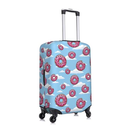 Donut Clouds Print Luggage Cover Protector Anti-Scratch Washable Fits 18-32 Inch Luggage-Large3