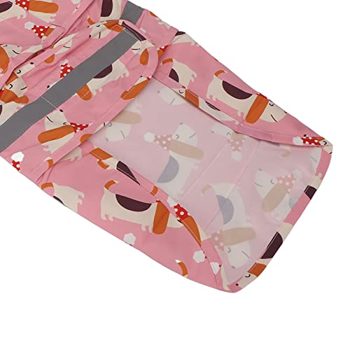 Capa de Chuva para Cachorro, Jaqueta de Chuva Impermeável para Cachorro Com Capuz, Jaqueta de Chuva