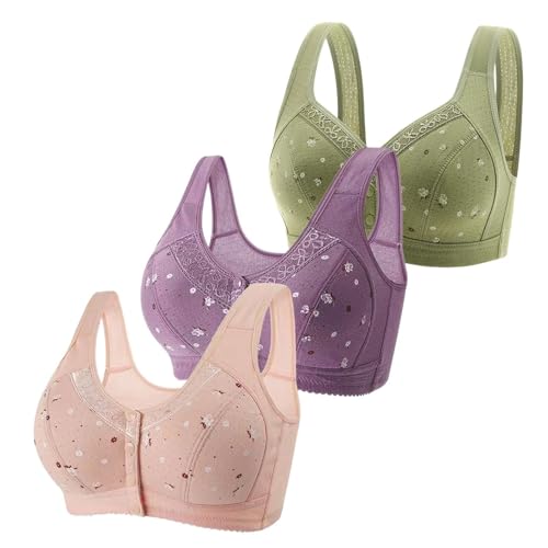 Qixiu BH Große Brüste Starker Halt, BH Vorderverschluss, Die Discounter 4, Black of Friday Angebote 2025 Ab Wann, Bralettes Weiblich, Bustier Baumwolle_1 für 11,99 EUR bei amazon.de Bild: Qixiu BH Große Brüste Starker Halt, BH Vorderverschluss, Die Discounter 4, Black of Friday Angebote 2025 Ab Wann, Bralettes Weiblich, Bustier Baumwolle_1 für 11,99 EUR bei amazon.de